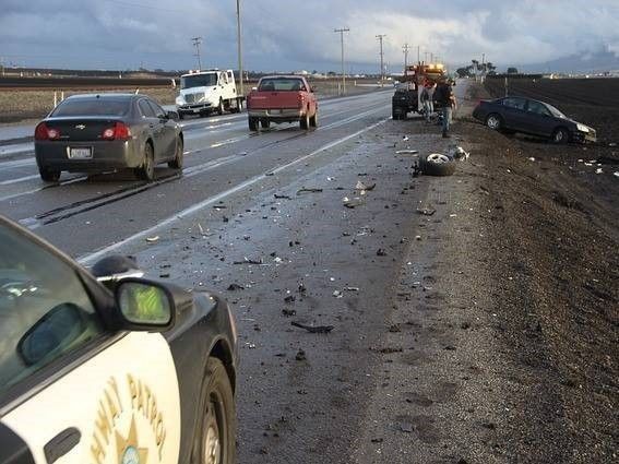 The person liable in a chain collision is usually the rear traffic participant in the queue.